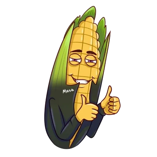 мальчик, кукуруза, кукурузой, веселая кукуруза