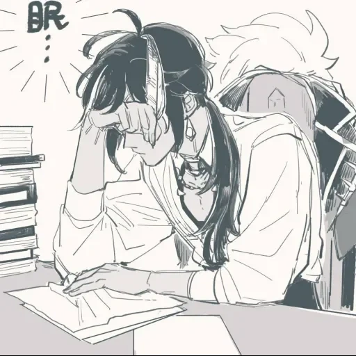 manga, a pair of manga, anime couples