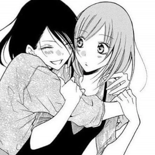 manga, sepasang manga, manga pasangan, cinta manga, teman manga teman