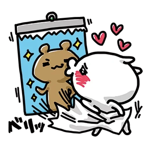 line, animation, monesy, love mode, milk mocha bear