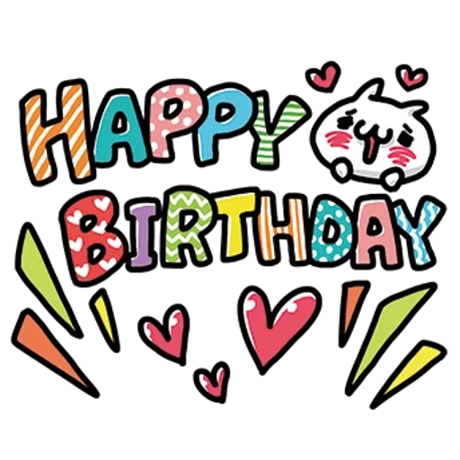 clipart, cumpleaños, feliz cumpleaños, texto de feliz cumpleaños, cartel de feliz cumpleaños