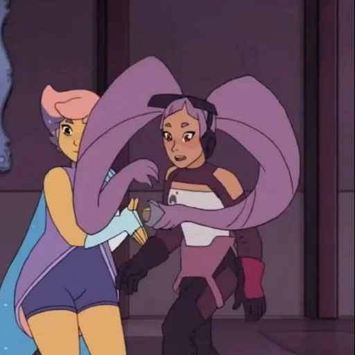 anime, entrapta hair, entropie de shi pull, la princesse invincible syrah, she ra and the princesses power