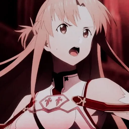 asuna, asuna yuki, personajes de anime, maestros de la espada en línea, masters of sword alisization war of the permirry