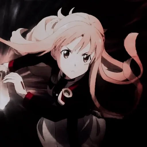 anime, asuna kirito, karakter anime, sword master online, peringkat ordinal film sao asong