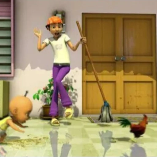 pine up, die sims 4, cartoon-serie, das schreiben der animation, der ehemann der animierten serie bibigon