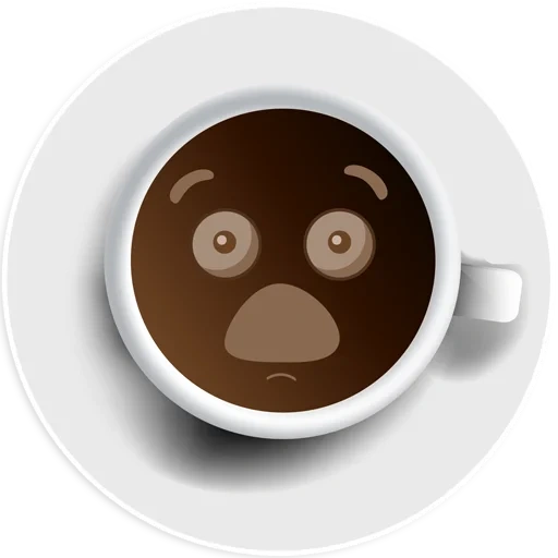 café, sorriso de café, um copo de café, café com olhos