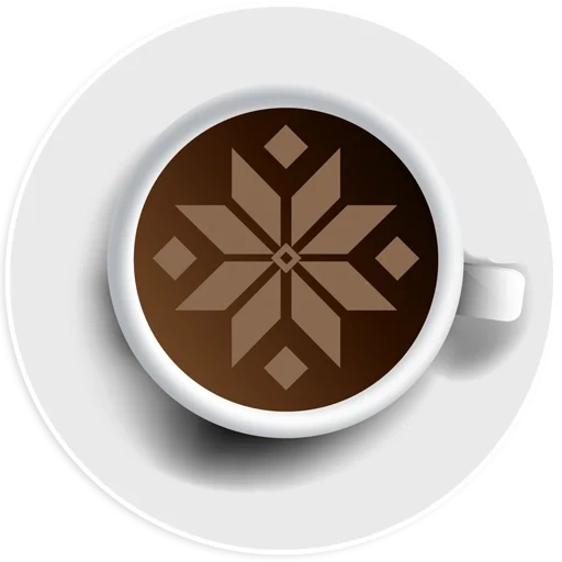 kopi, latte, tampilan atas kopi, ikon cangkir kopi, tampilan atas cangkir kopi