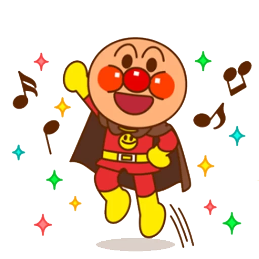 anpanman, анпанман, анпанман герои, anpanman dokinchan, анпанман мультфильм