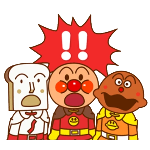 pan superman, ampman, el personaje favorito, japón de dibujos animados anpanman
