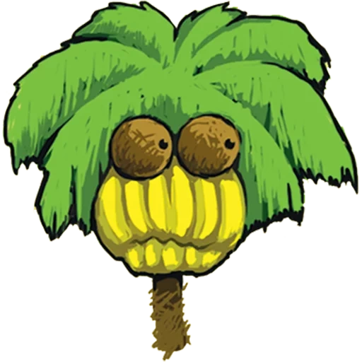 кокосовая пальма, банановое дерево, пальмовый энт don't starve