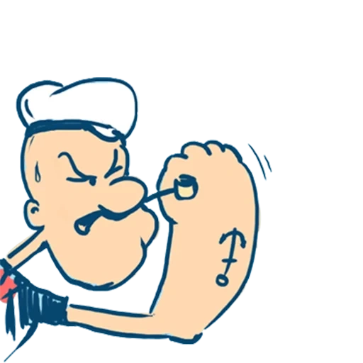 моряк папай, папай анимация, моряк папай арт, моряк папай мультик, моряк папай мультфильм 2016