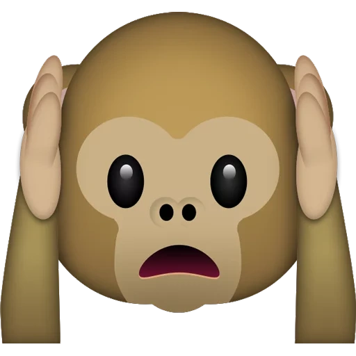 mono emoji, mono emoji, mono sonriente, monkey emoji está triste, cola de mono emoji