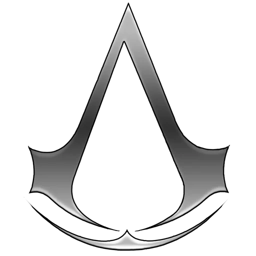 tanda pembunuh, ksatria pembunuh, assassin's creed, assassin's creed assassin's logo, latar belakang transparan logo assassin's
