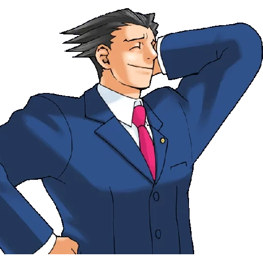 ace attorney феникс райт, ace attorney, ace attorney феникс райт стыд, telegram stickers, ace attorney феникс райт спрайты