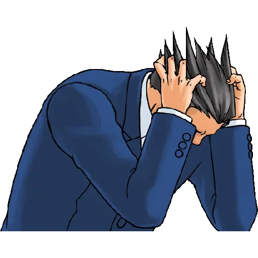 ace attorney, телеграм стикеры, ace attorney эмодзи, telegram sticker, ace attorney феникс райт спрайты