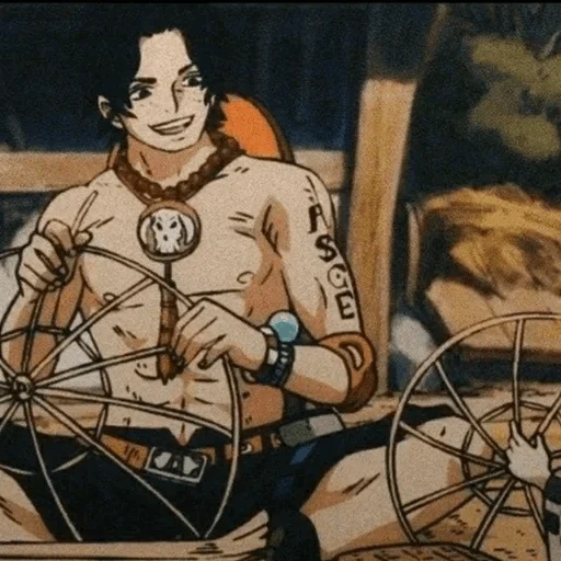ace luffy, fan heping's ace, one piece ace, anime one piece, tattoo aisa van peas