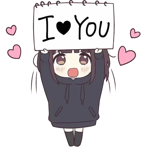 anime cute, menher chan, menher chan chibi, anime drawings are cute, anime sile i love you
