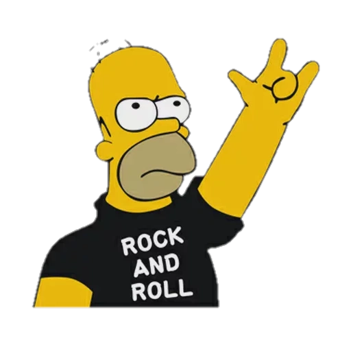 рок, симпсоны рок, симпсоны роцк, simpsons rock and roll, гомер симпсон рок-н-ролл