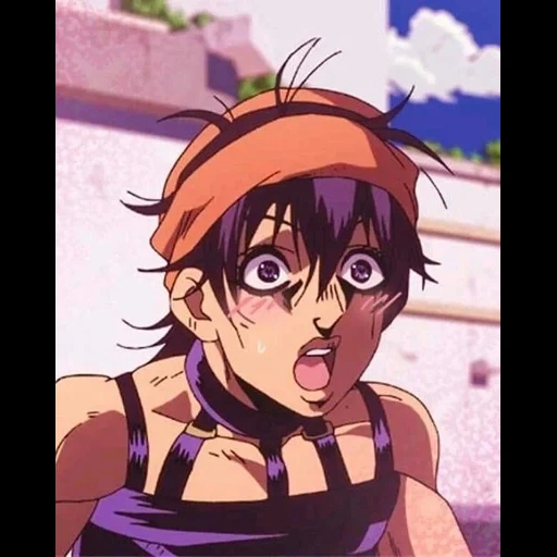 naranchachojo, jojo narancha, narancia ghirga, narancha jojo meme, narancha girga ahegao jojo