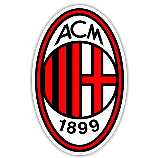 milano, emblema di milano, emblema del calcio milano, emblema del milan football club, team di calcio milan logo