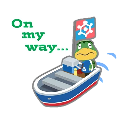 petits bateaux, a boat, animal crossing, les aventures des pirates d'edison