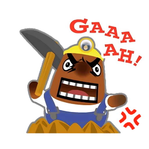 emoticon animal crossing, resetti animal crossing, animal crossing mr resetti