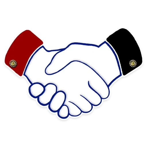 handshake, handsome icon, the icon handshake, handling with a white background, mamon handshake icon