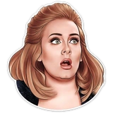 Adelemojis (by @xzawesart)