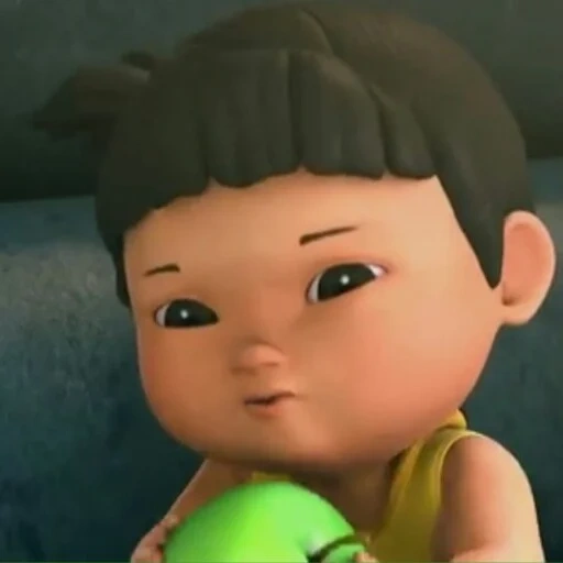 orang asia, wuping yipin, agnes madros, mail upin ipin, adit sopo jarwo