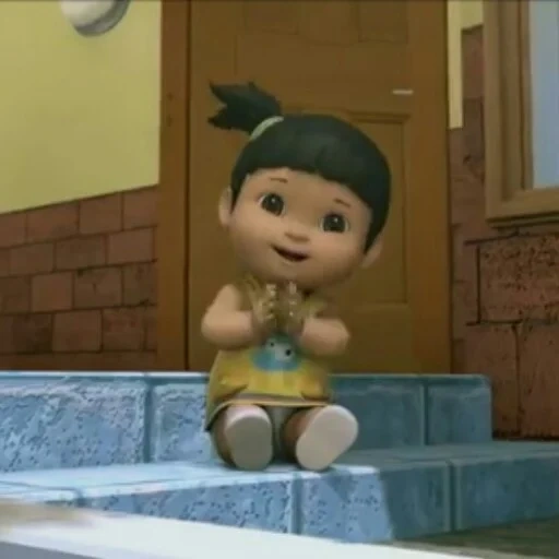 wu ping yipin, die animierte serie, agnes madros, adit sopo jarwo adel, cartoon englisch baby
