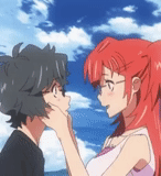 anime kiss, we'll wait for you in the summer, we wait for you in the summer of animation, kiss of ano natsu de matteru, ano natsu de matteru anime kiss