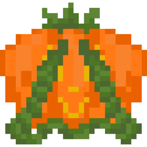 pumpkin, pixel labu, kerekan pixel, hubble pixel 5x5, pie labu pixel