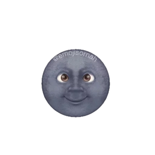 lune, ténèbres, la lune est le visage, emoji luna, lune bleue