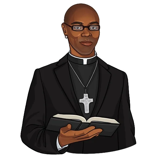 icono, sacerdote, humano, eddie murphy, sacerdote de la biblia