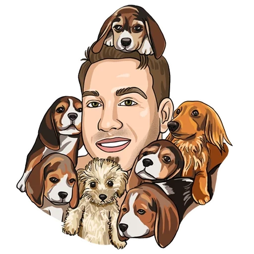 animales, perro beagle, senbernar sumo, detener pruebas en animales, anton zabaev streamer