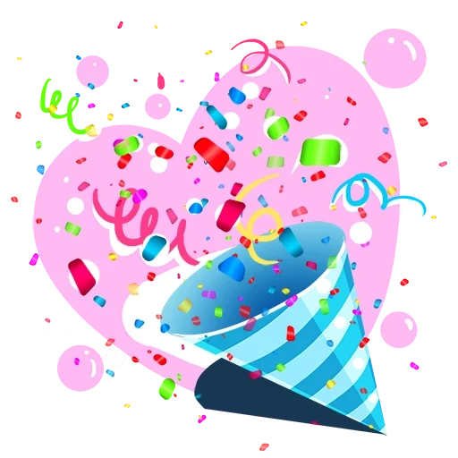 confete colorido, confetti, fundo de confete, parabéns por confetes, 1 feliz aniversário