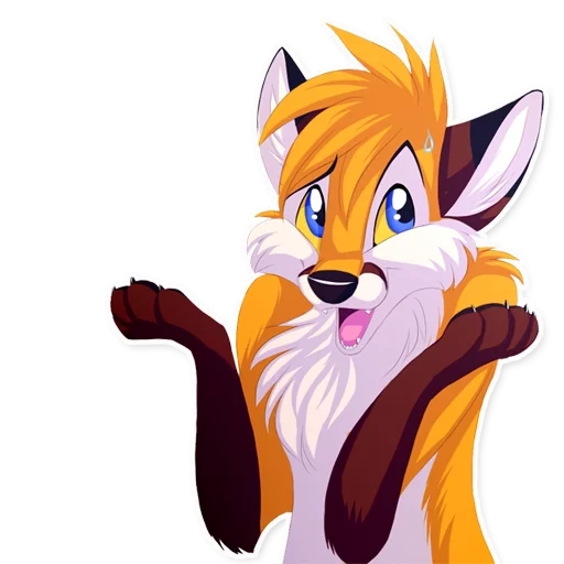 furry fox, aerofistashka, cartoon foxes