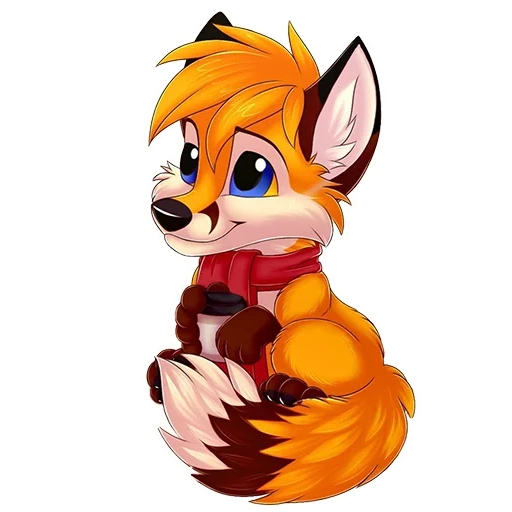 fox, furry 2d, furry fox, the fox is sweet, fox furri