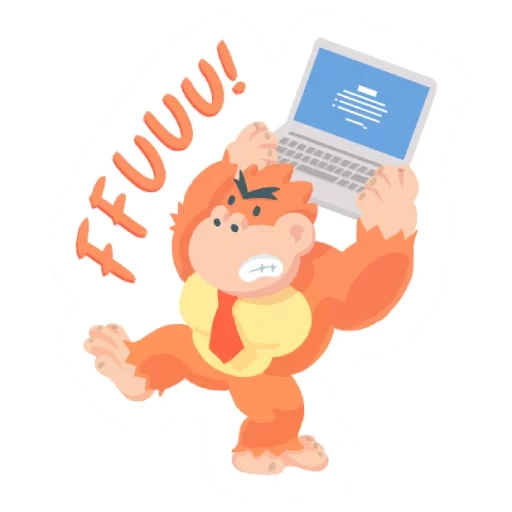 un mono, vector de mono, texto de la página, caricatura de mono, mono en el dibujo de la computadora