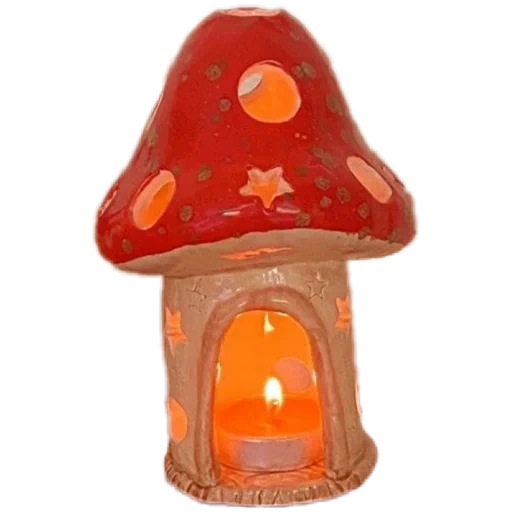 mushroom house, mushroom house, street lamp, christmas tree toy house, garden figure mushroom house big 12072