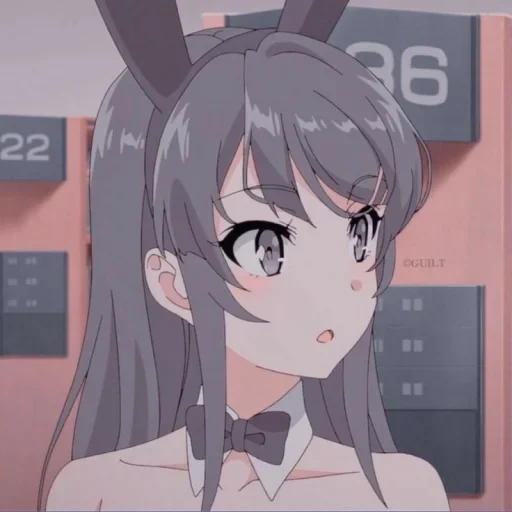 anime beberapa, ide anime, karakter anime, bunny girl senpai, babi tidak mengerti impian seorang gadis kelinci