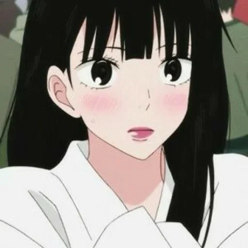 foto, personagens de anime, ir até você, capturas de tela de savako kuronum, savako kuronum está envergonhado