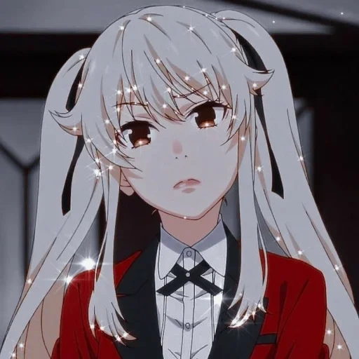 anime, kakegurui, anime charaktere, yandere simulator, verrückter azart anime