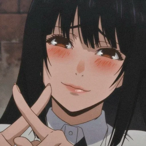 yumeko, yumeko kakeguru, crazy excitement edith, anime crazy excitement, crazy excitement kakegurui