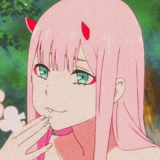 franxx, zero two, zero two x, франкс аниме, первый человек