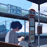 figure, paysage animé, animation de tokyo metro, anime pixel art, nouvelles œuvres animées de shin kai cheng