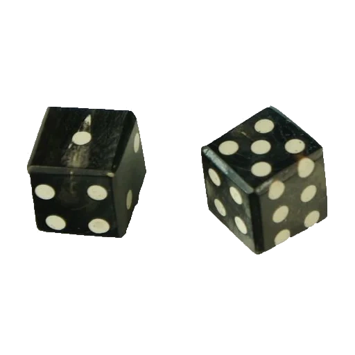 кубики нард, черный кубик, настольный кубик, кубик настольных игр, кубик черный d6 negative