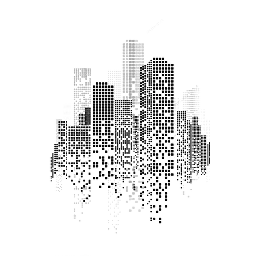 marchés publics, profil de la ville, vector city, illustration de la ville, graphique vectoriel de ruissellement