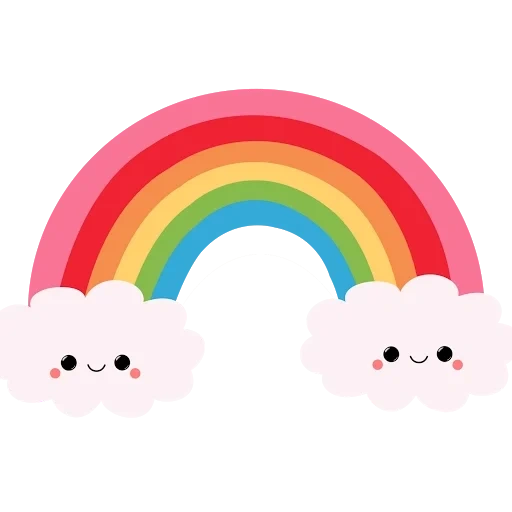 rainbow, rainbow sweetheart, rainbow rainbow, rainbow cloud, mignon arc-en-ciel de nuages