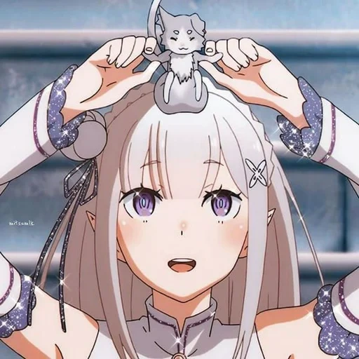 аниме идеи, ре зеро эмилия, эмилия re zero, re zero emilia, аниме персонажи